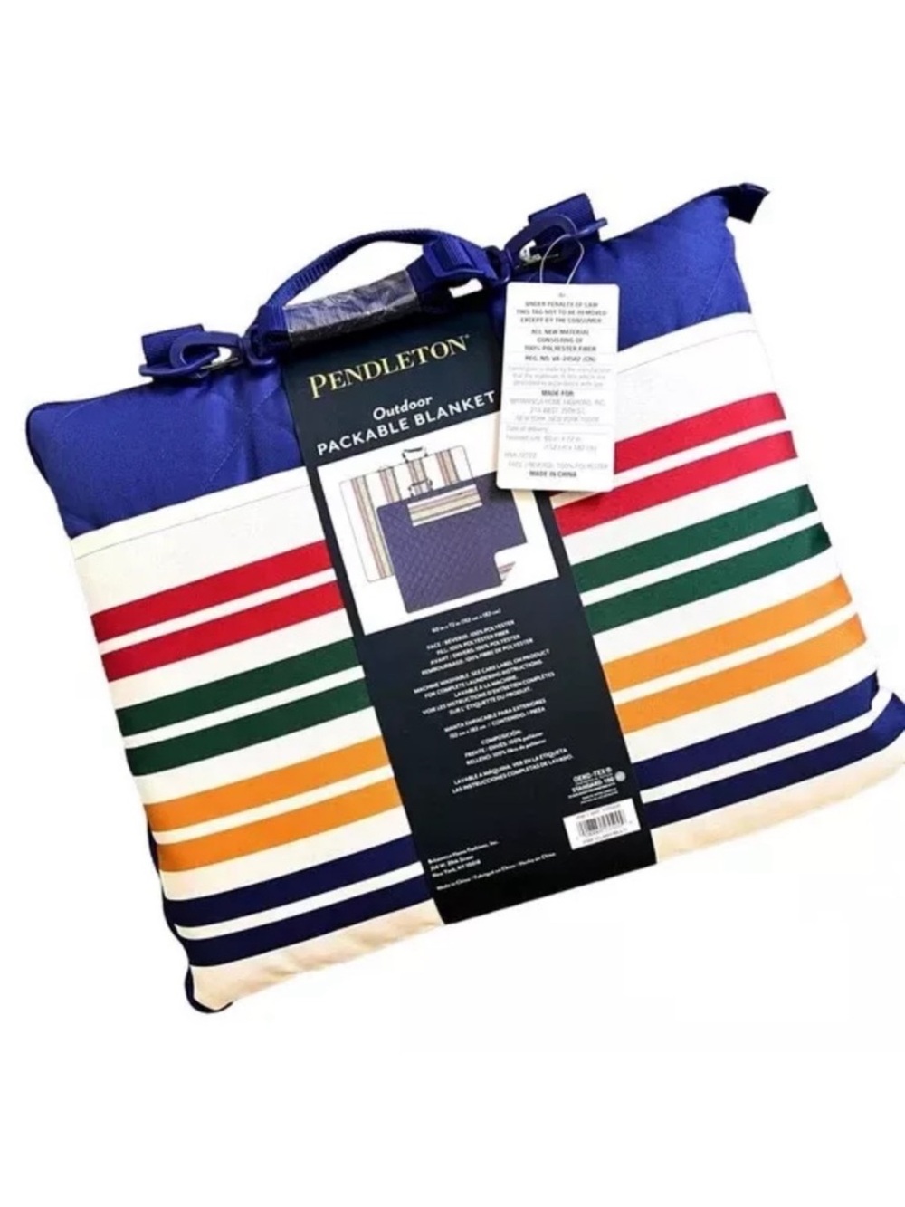 Pendleton Packable Outdoor Blanket Pine Island Tailgating Picnic Outdoor Camping